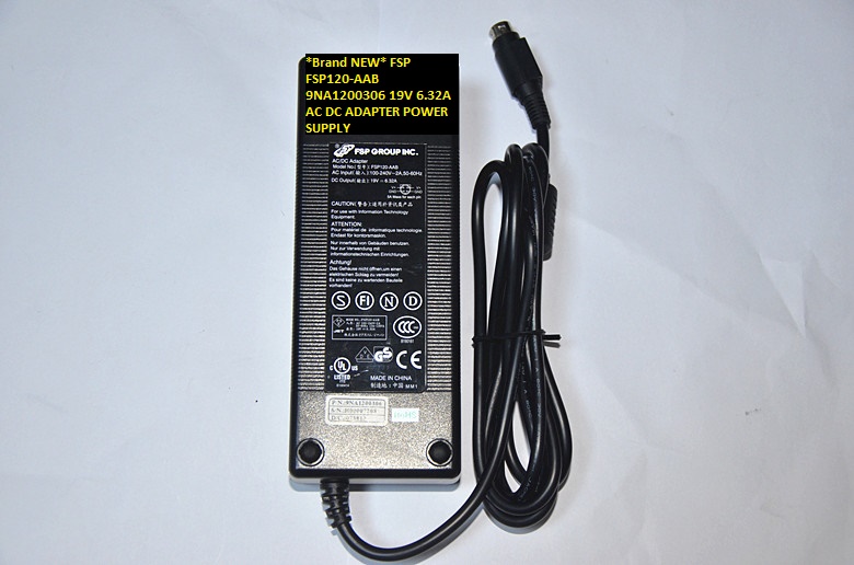 *Brand NEW* FSP FSP120-AAB 9NA1200306 19V 6.32A AC DC ADAPTER POWER SUPPLY